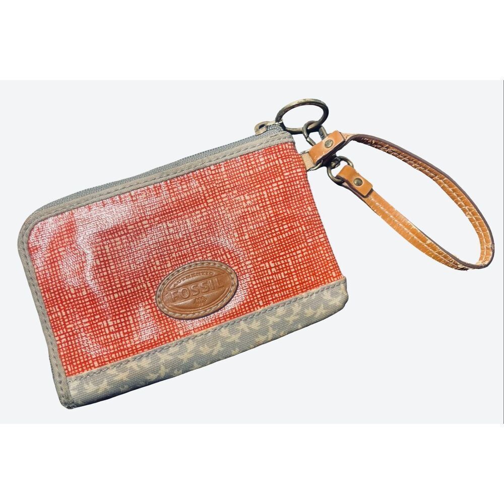 Vintage Fossil Wristlet
